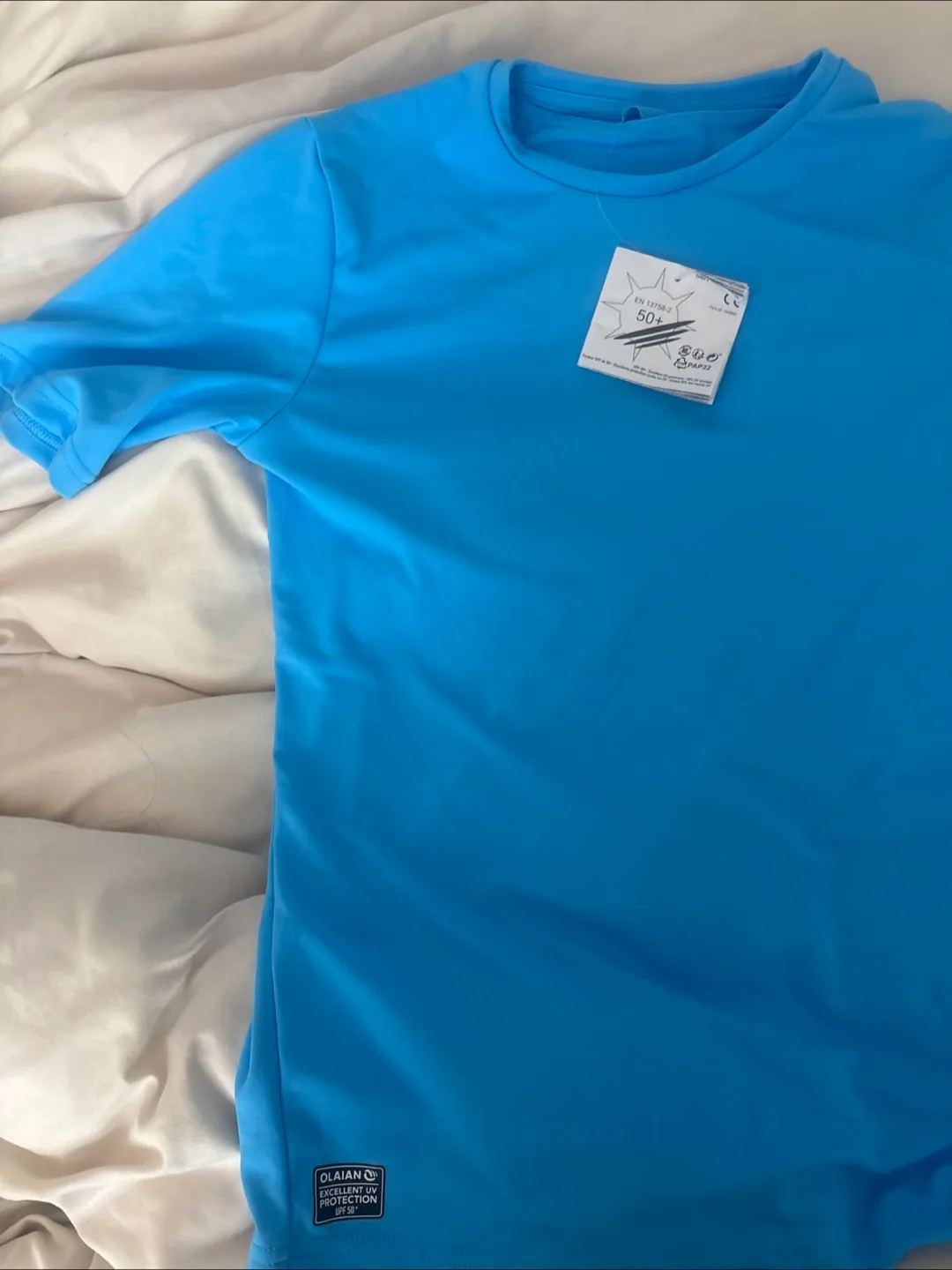 Decathlon UV T-Shirt Blue - kids Size 14 image indicator(3)