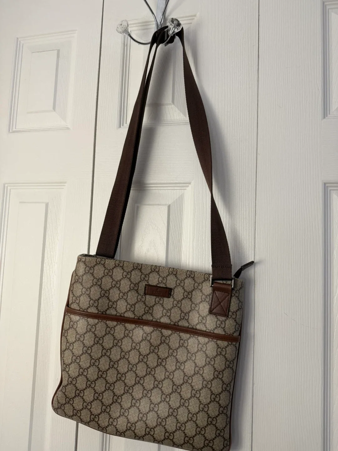 Gucci Monogram Messenger Bag