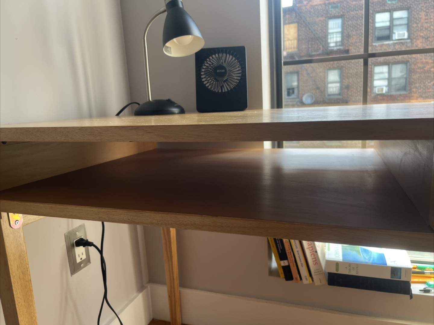 Wooden Mid Century Desk - photo 4