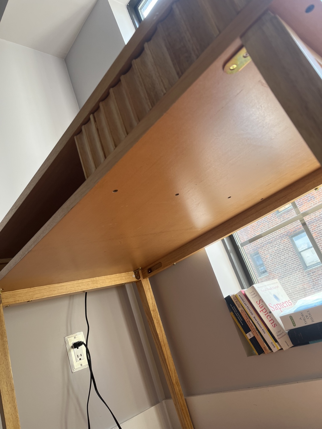 Wooden Mid Century Desk - photo 5