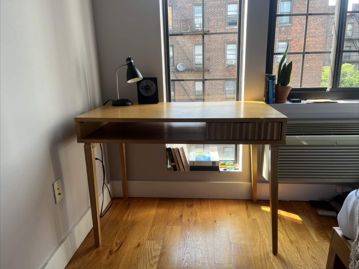 Wooden Mid Century Desk