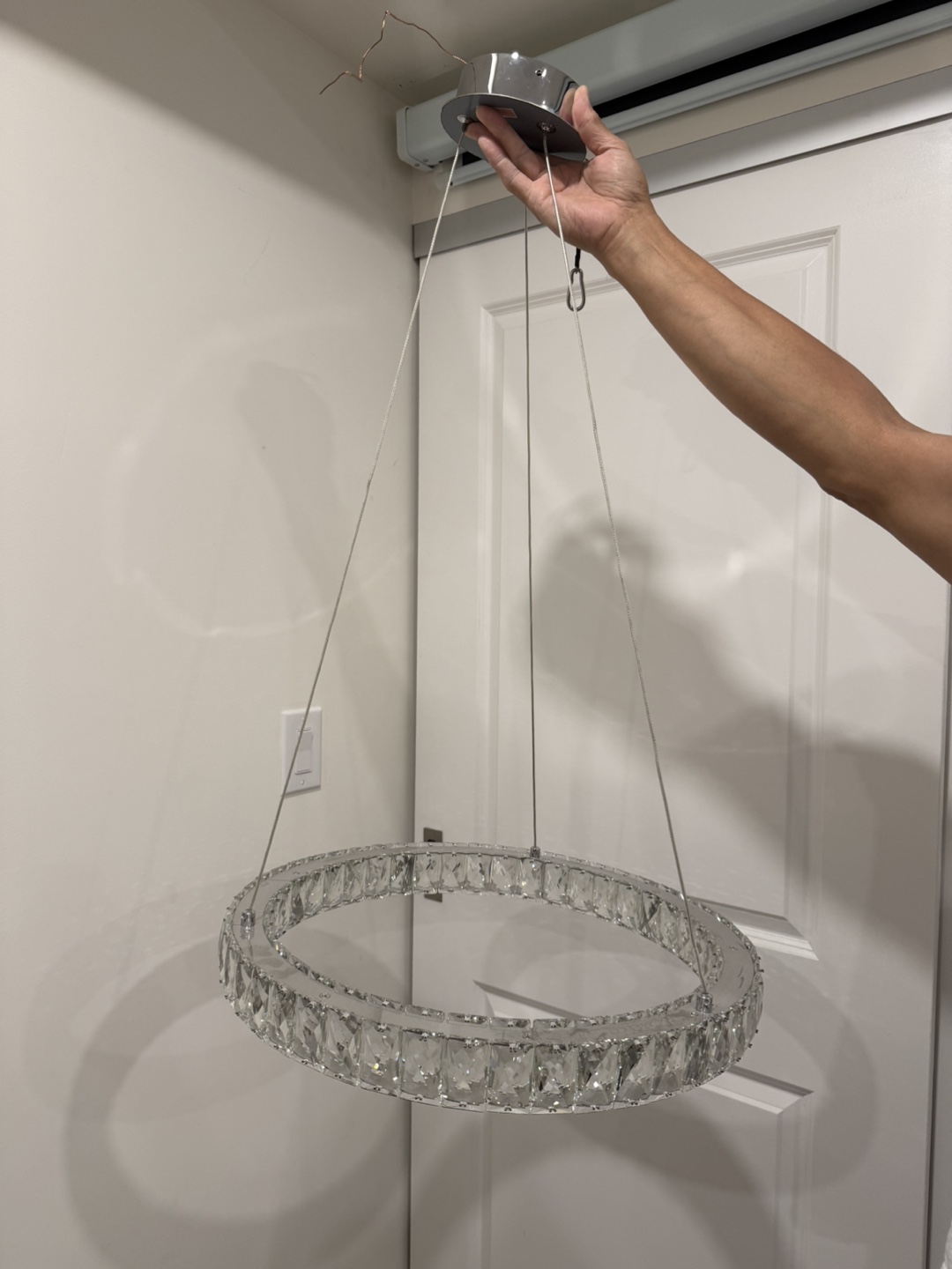 Crystal Ring Chandelier - photo 4