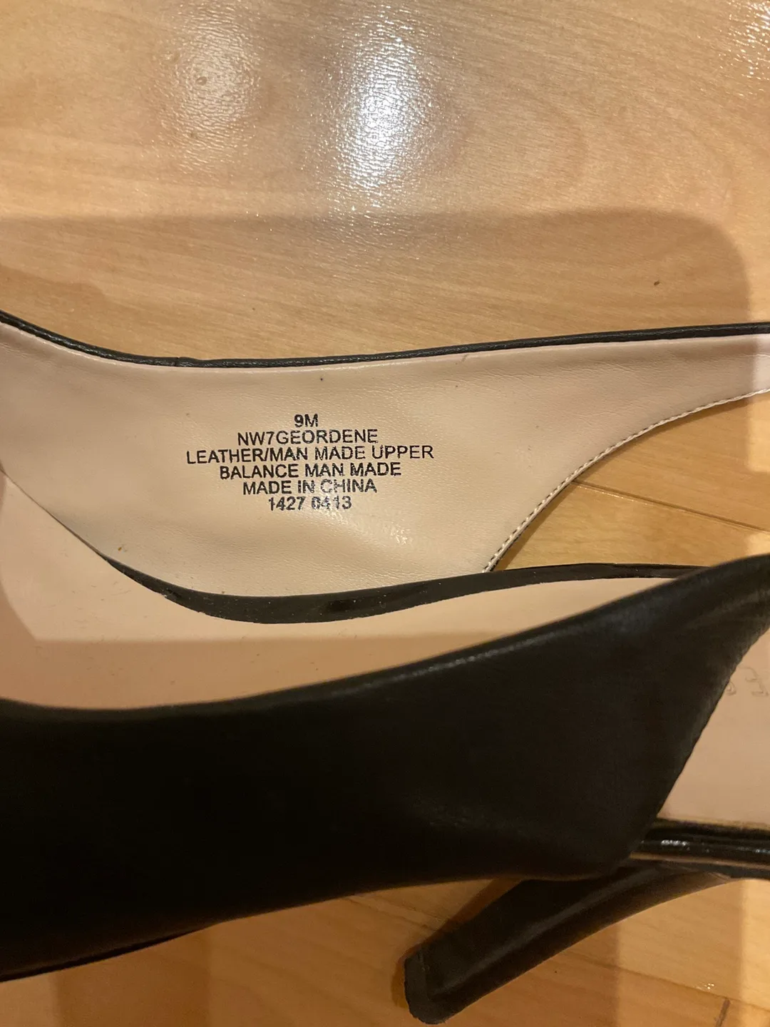 Nine West Black Slingback Heels - Size 9 image indicator(3)
