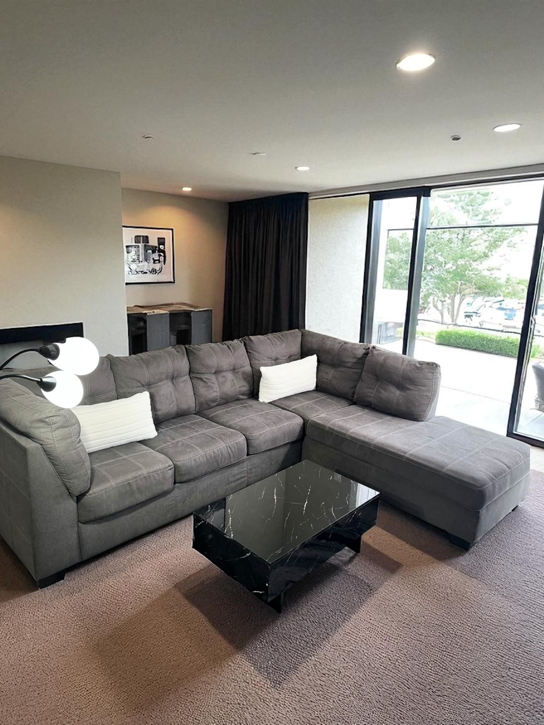Grey Sectional Sofa - photo 2