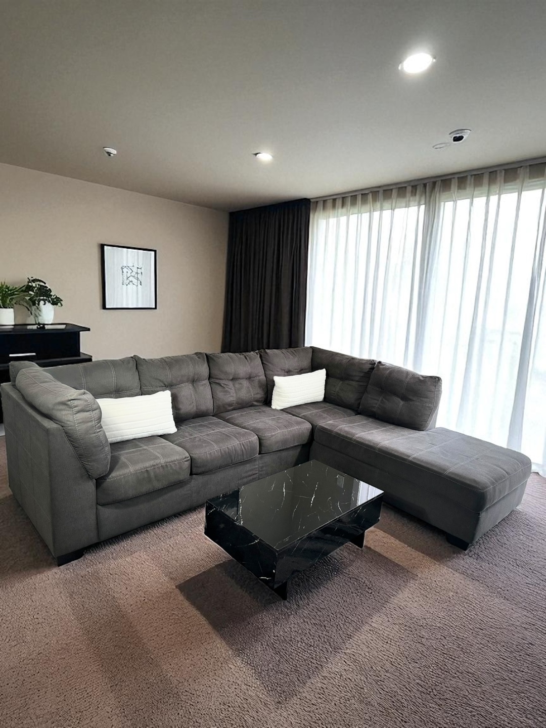 Grey Sectional Sofa - photo 3