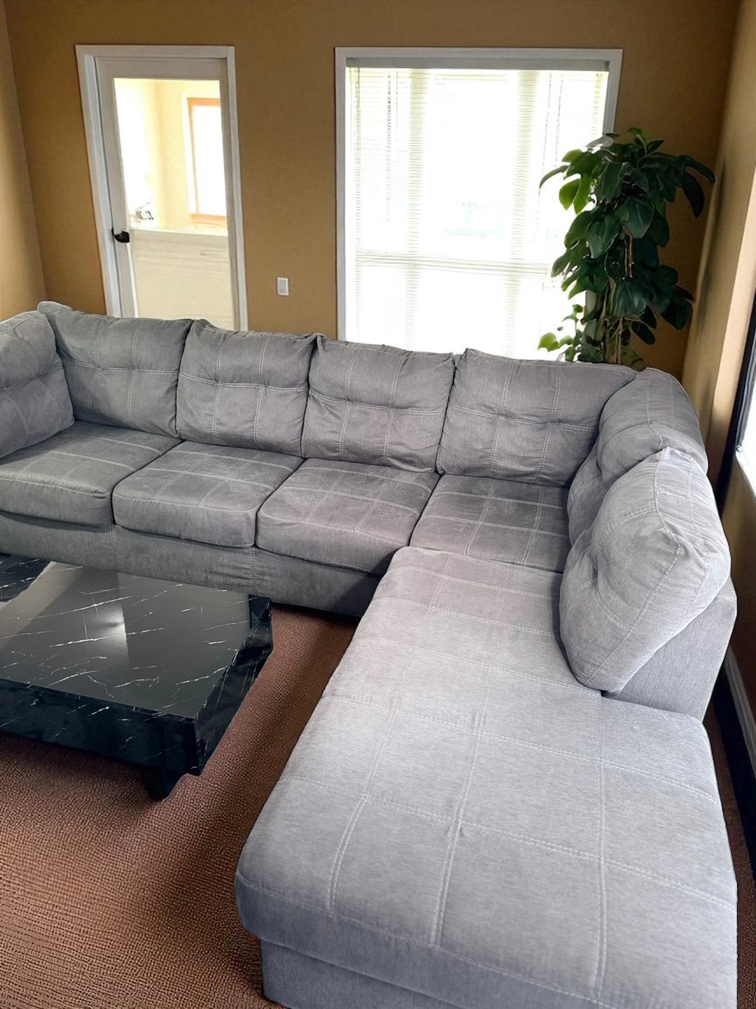 Grey Sectional Sofa - photo 4