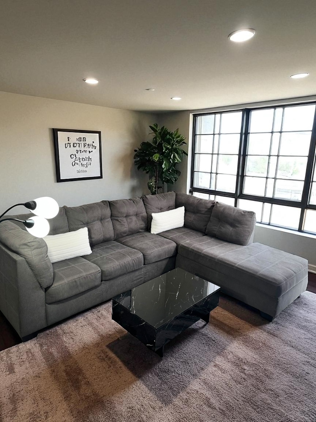 Grey Sectional Sofa