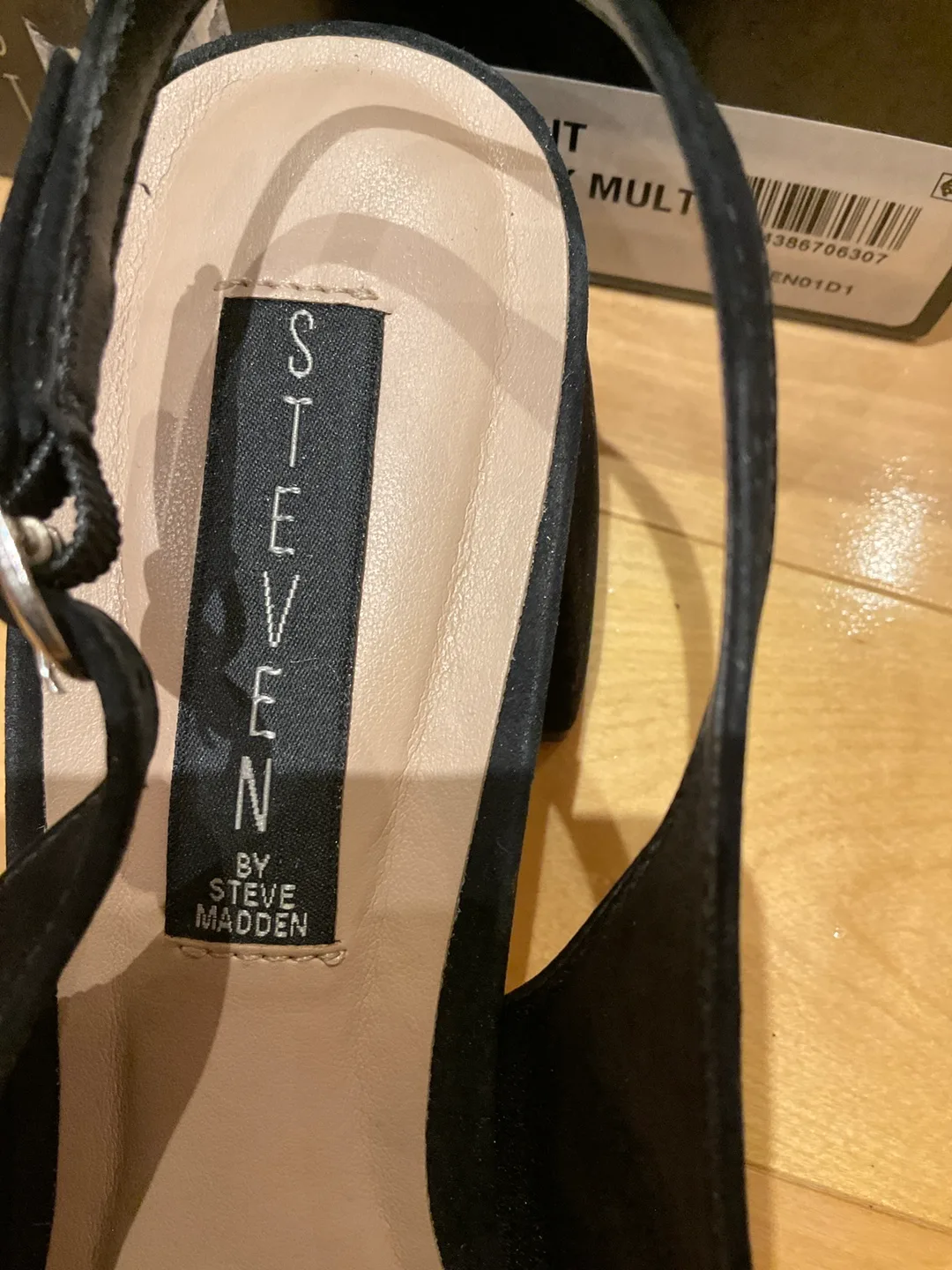 Steven Madden Agent Black Heels - Size 9.5 image indicator(3)