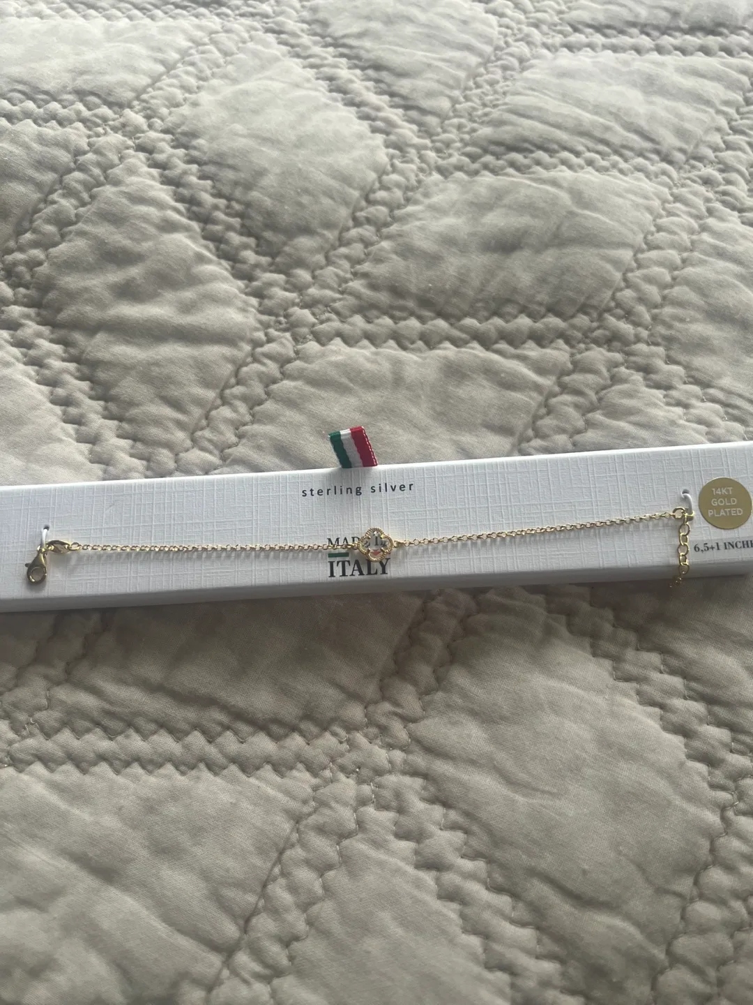 Italians clover bracelet