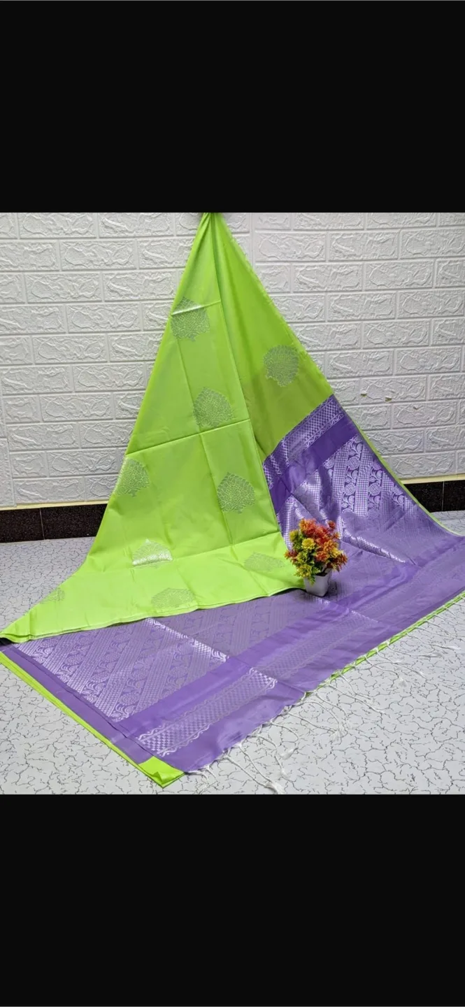 Green & Purple Saree thumbnail