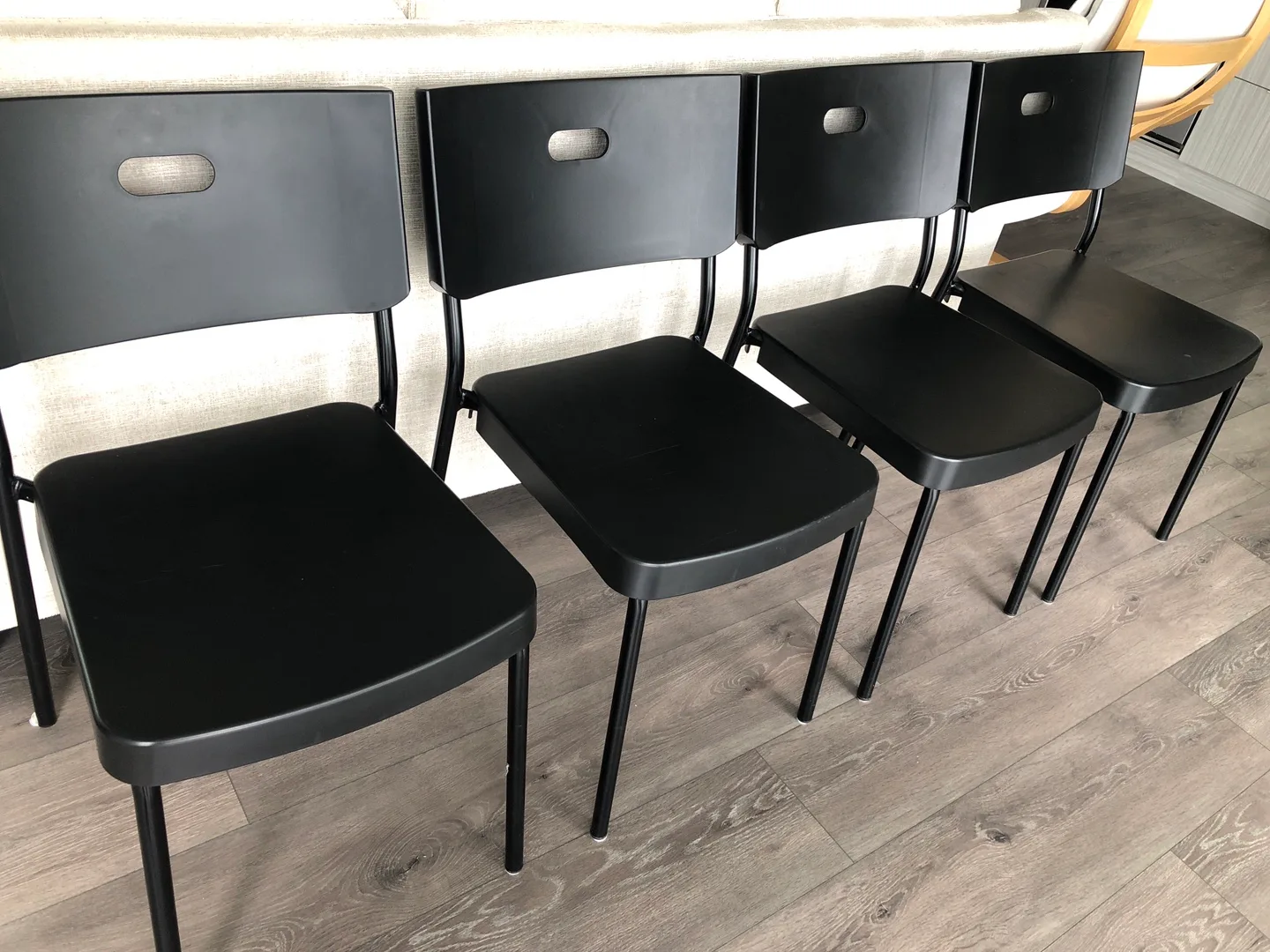 IKEA Black Chairs - Set of 4 image indicator(2)
