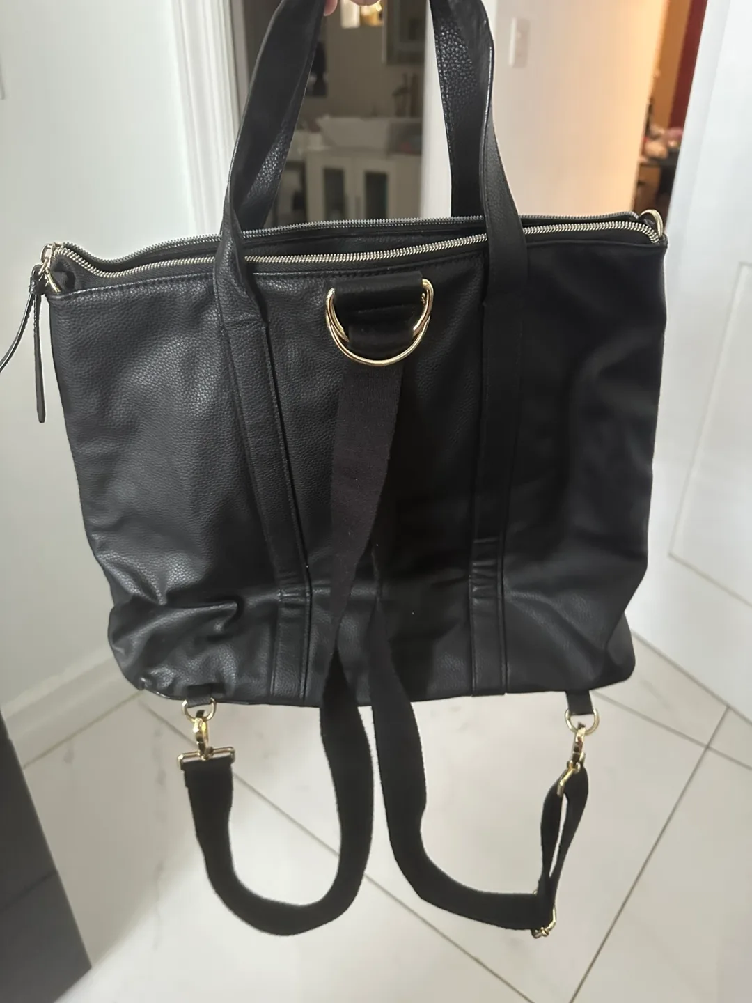 Victoria's Secret Black Tote Bag image indicator(2)