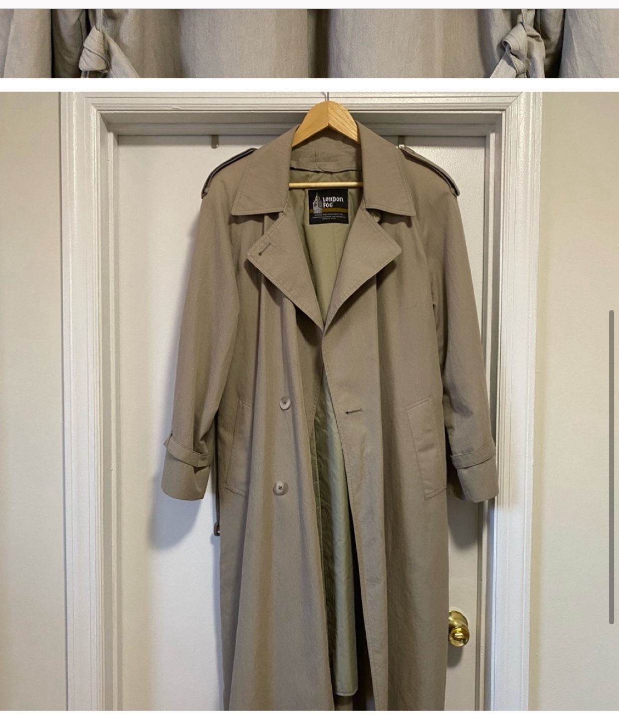 London Fog Trench Coat
