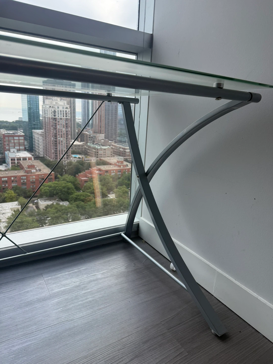 Glass desk! South loop pick up - photo 4