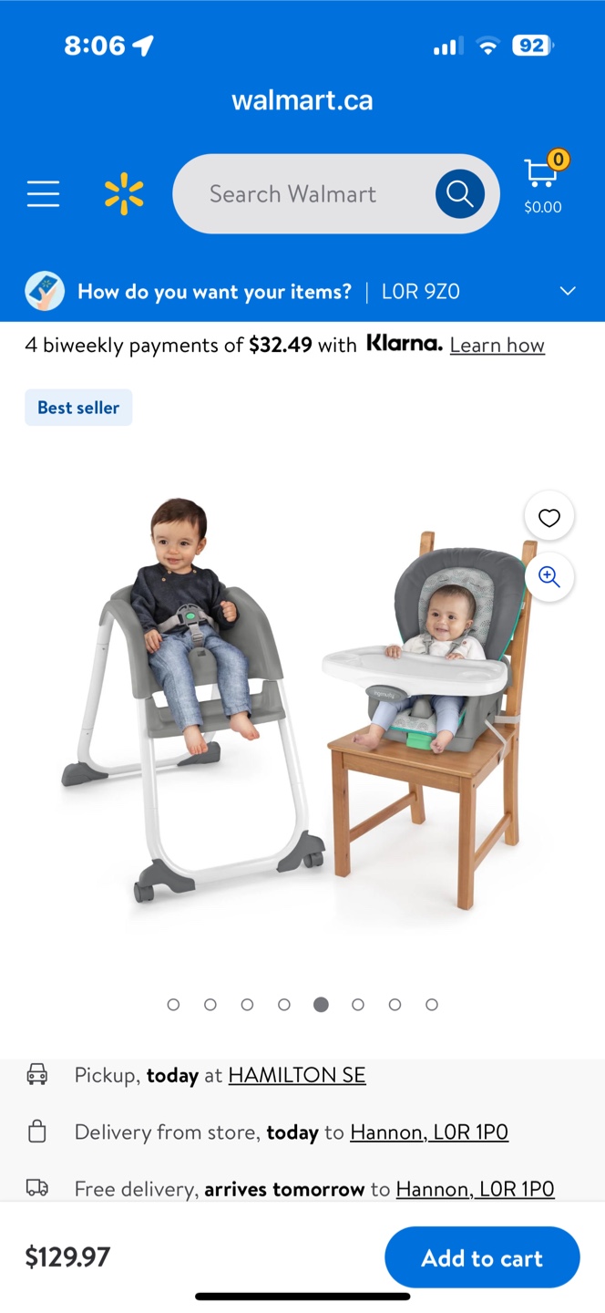Ingenuity Trio 3-in-1 High Chair
