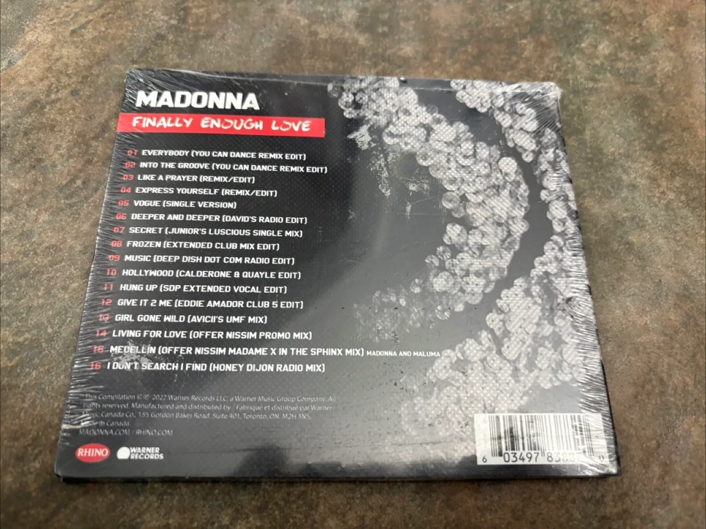 Madonna Finally Enough Love Remixed CD image indicator(2)