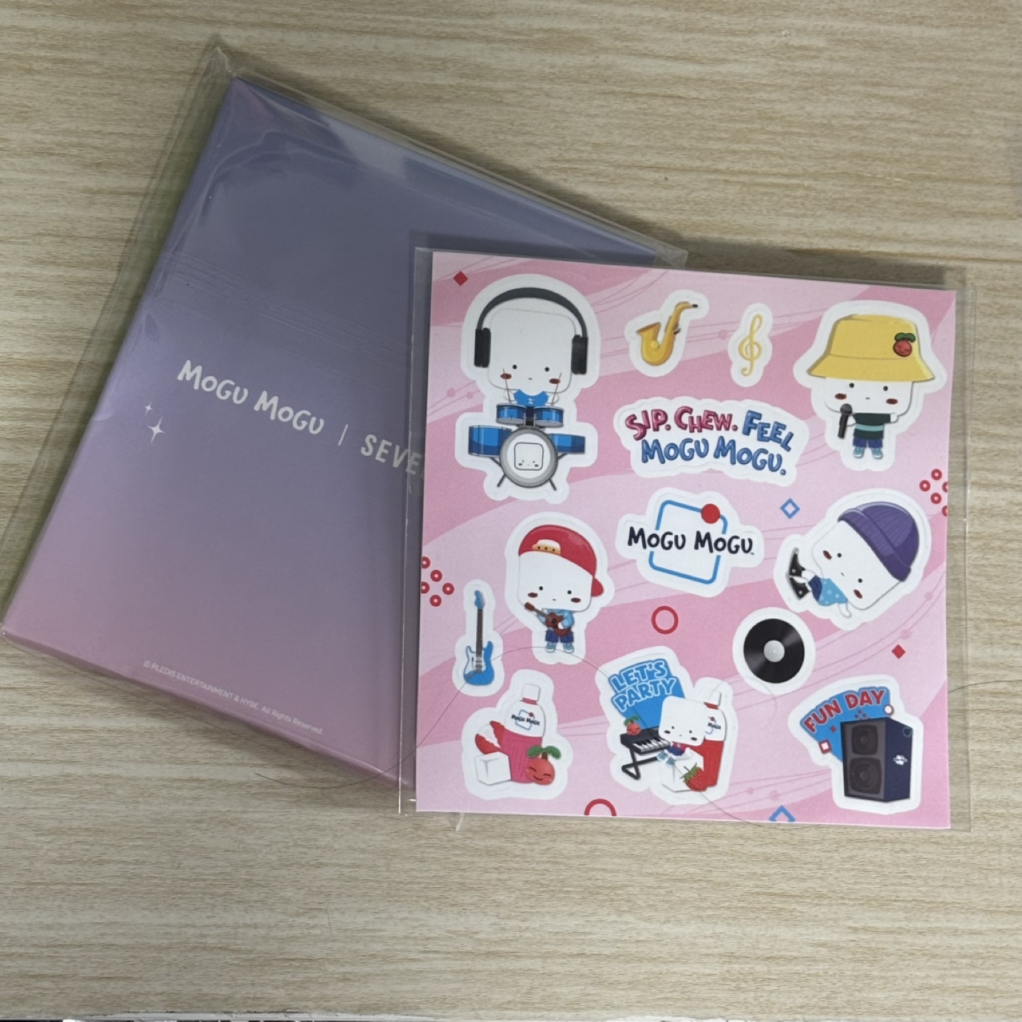 Seventeen Mogu Mogu photo folder  + Stickers