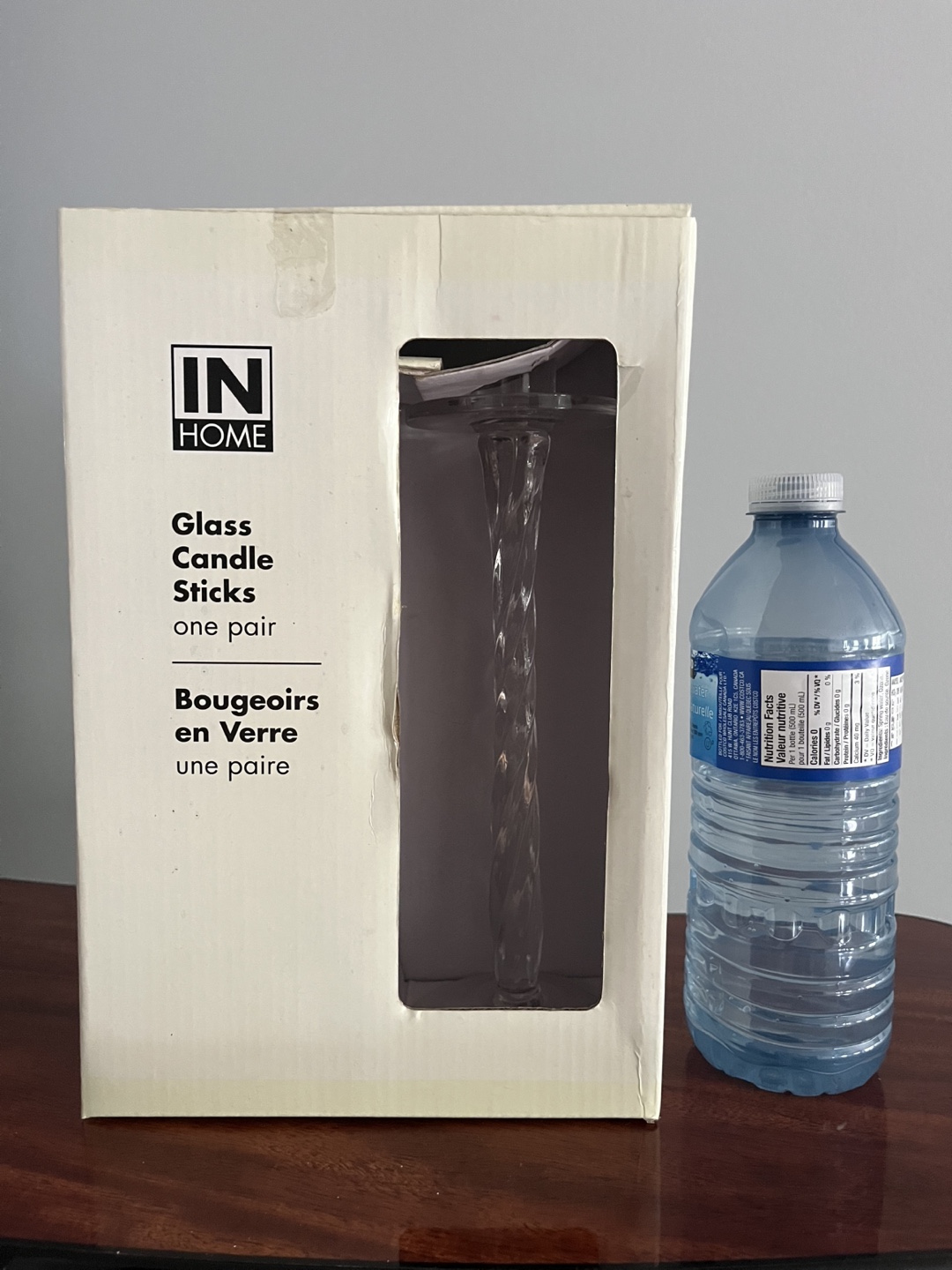 IN HOME Glass Candle Sticks - Pair - photo 3