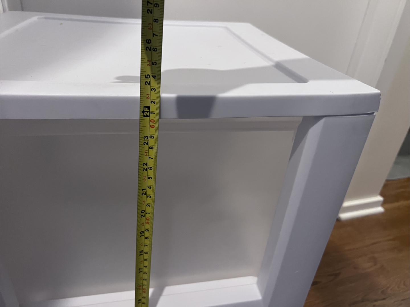 Sterilite 2-Drawer White Storage Tower - 27" Tall - photo 3
