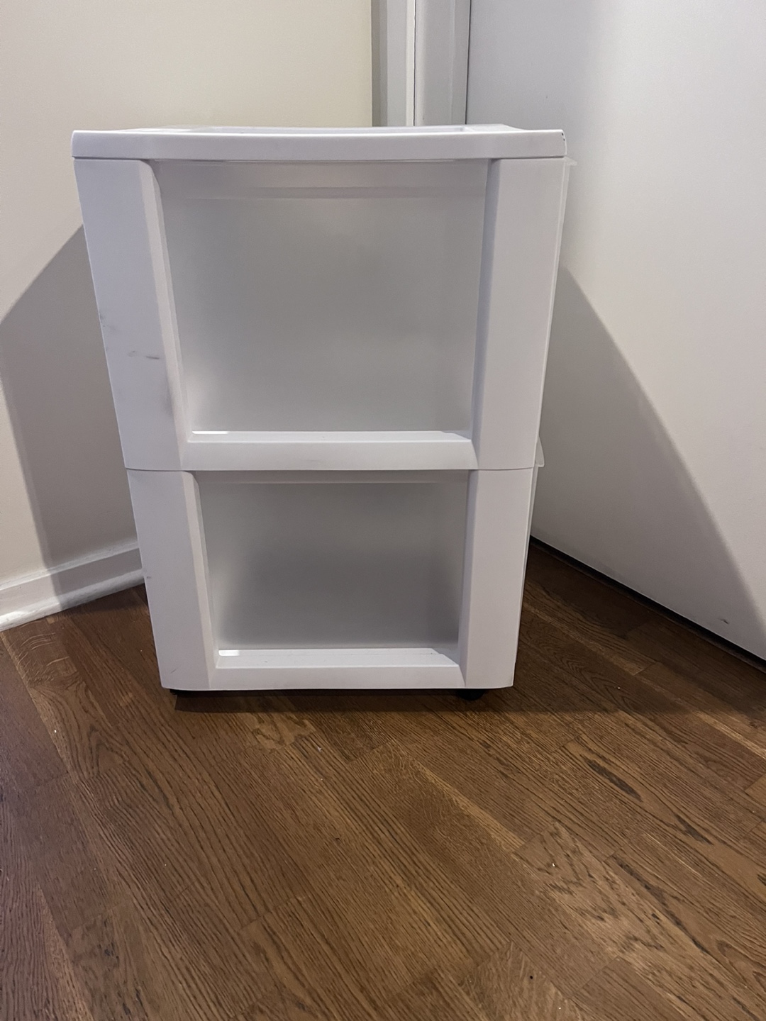 Sterilite 2-Drawer White Storage Tower - 27" Tall - photo 2