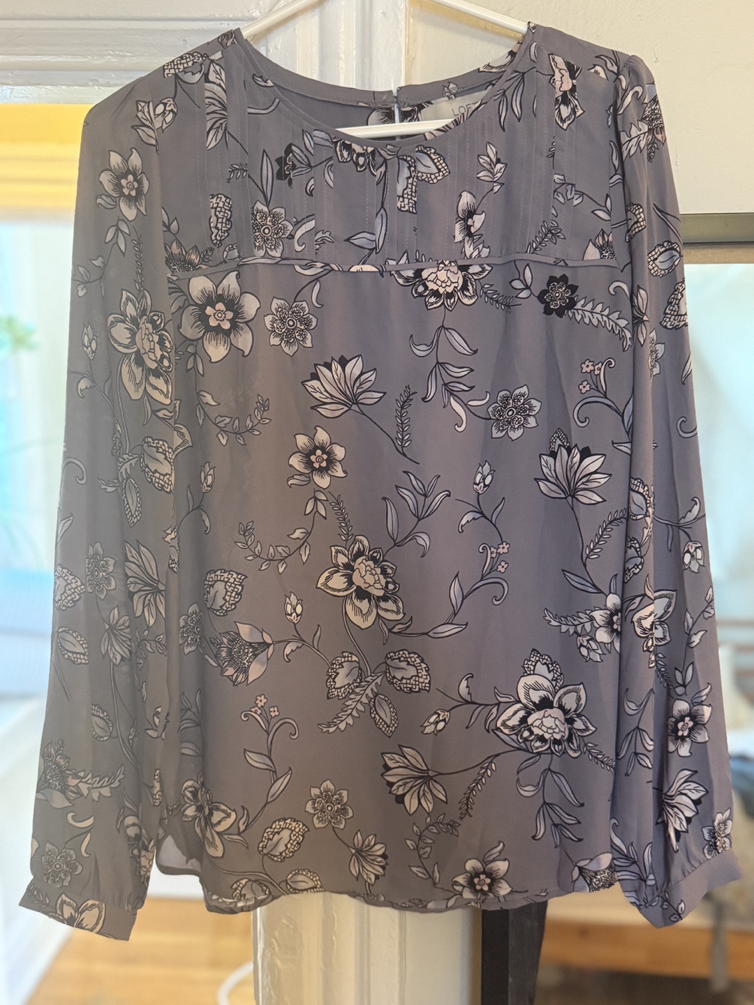 LOFT Floral Print Blouse