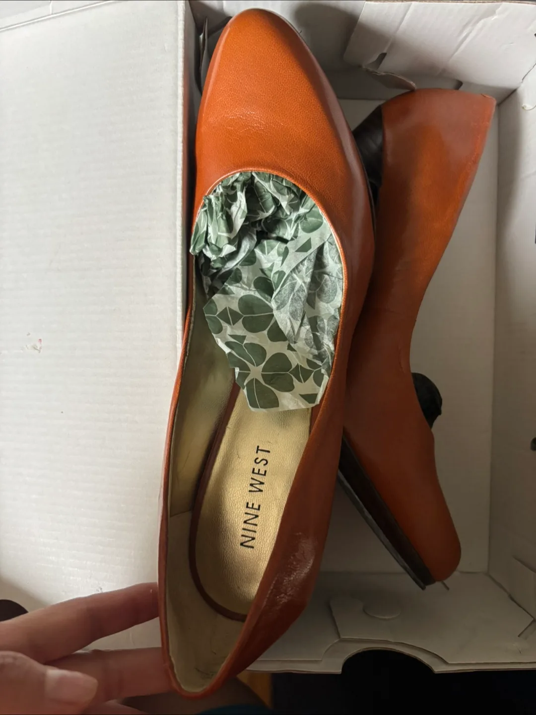 Nine West Brown Heels, Size 8 thumbnail