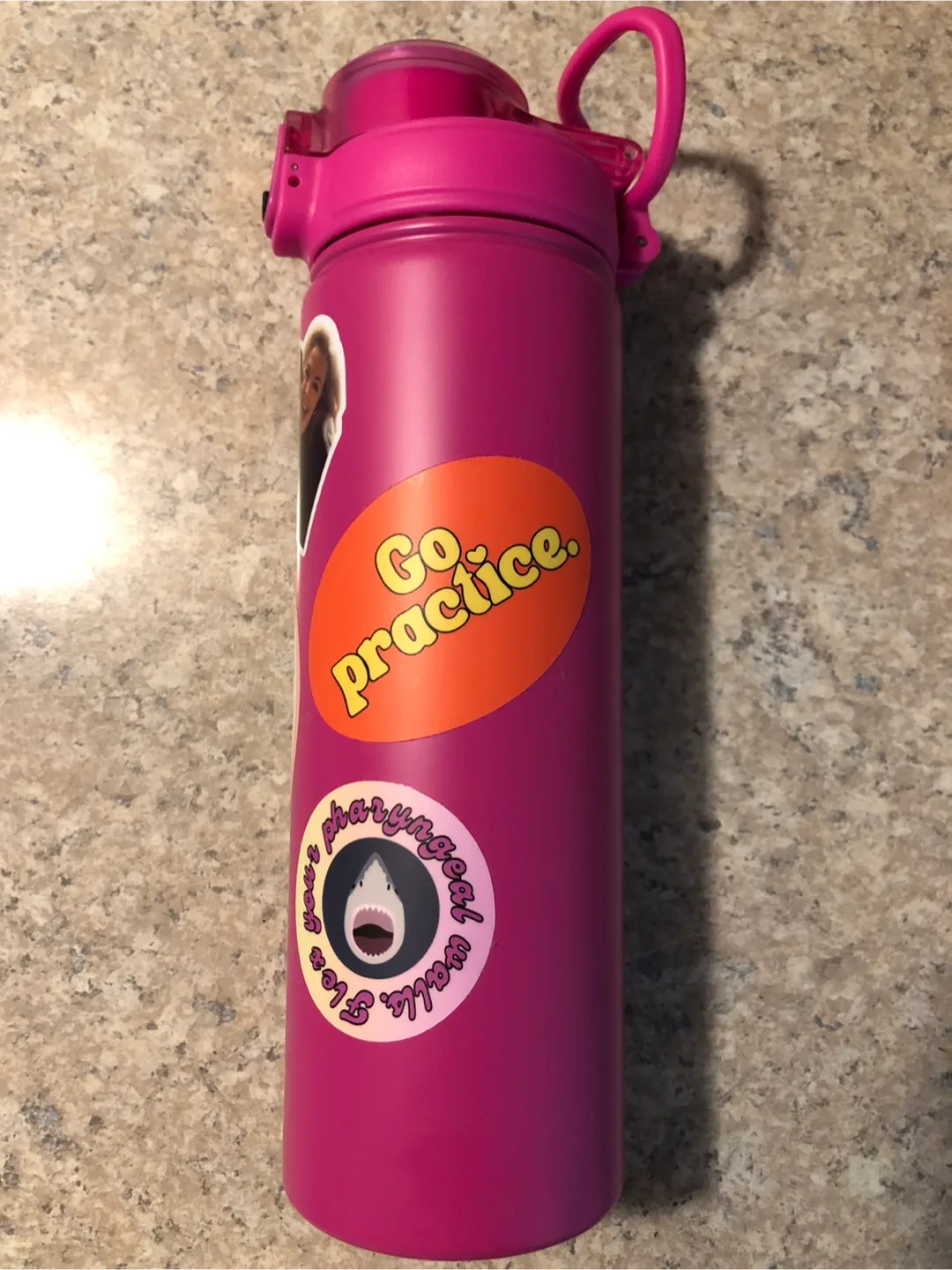 🥕Pink stainless steel Water Bottle for back to school image indicator(6)