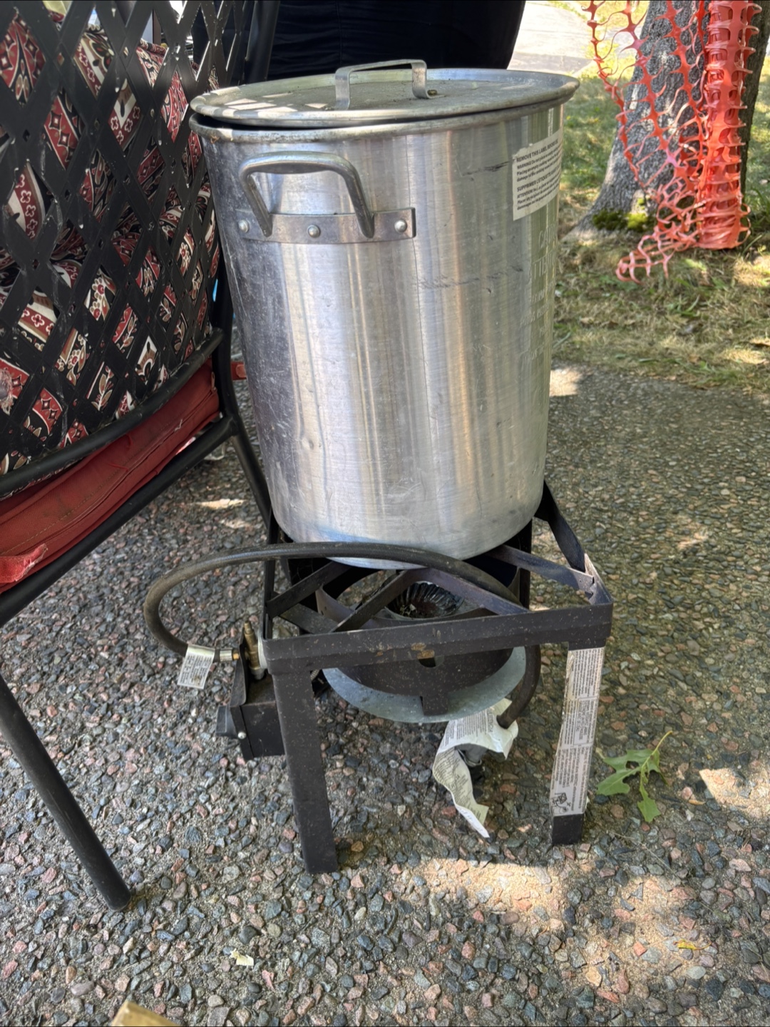 Crawfish Boil Pot & Burner or turkey deep fryer