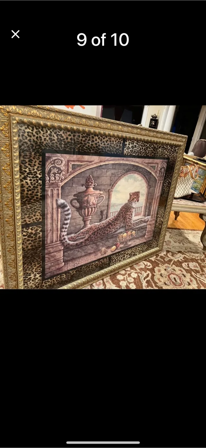 Framed Leopard Print Wall Art image indicator(2)