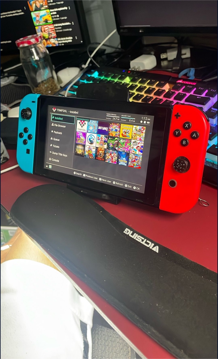 Nintendo Switch Console-atmosphere installed 128 GB