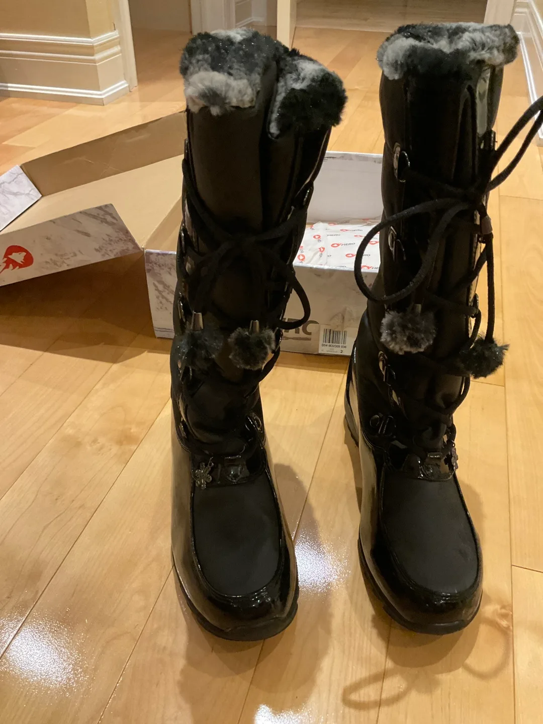 Kohl's Totes Puff Black Winter Boots - Women's Size 9 image indicator(5)