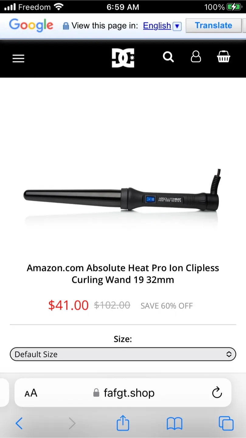 Absolute Heat Pro Ion Series Curling Iron image indicator(6)