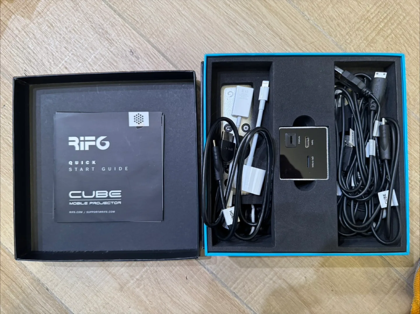 RIF6 CUBE Mobile Projector w/ Box thumbnail