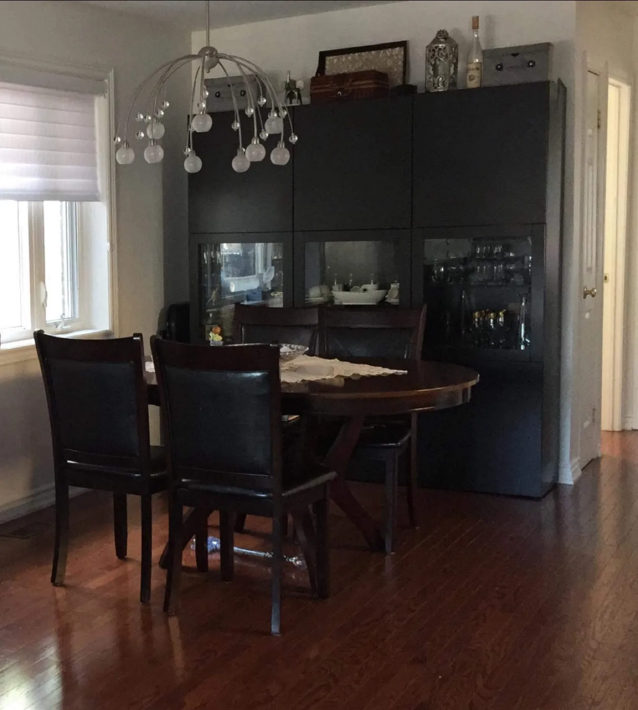 3 BESTÅ Shelf unit with doors, black-brown. image indicator(4)