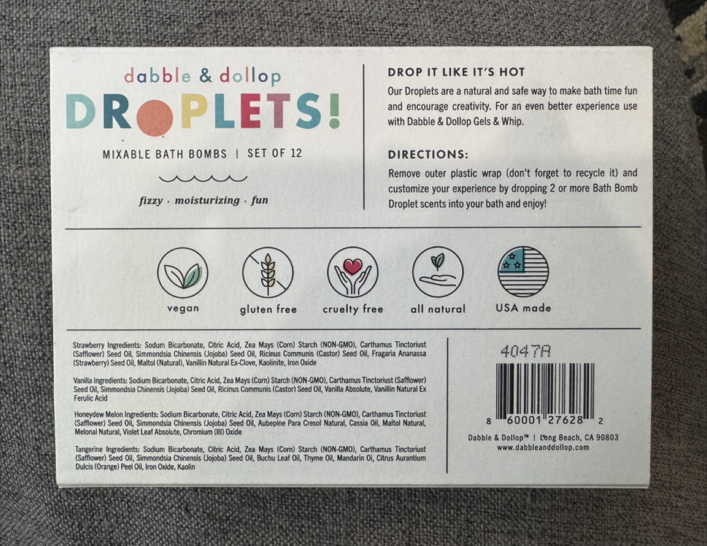 Droplets Mixable Bath Bombs - Set of 12 - photo 3