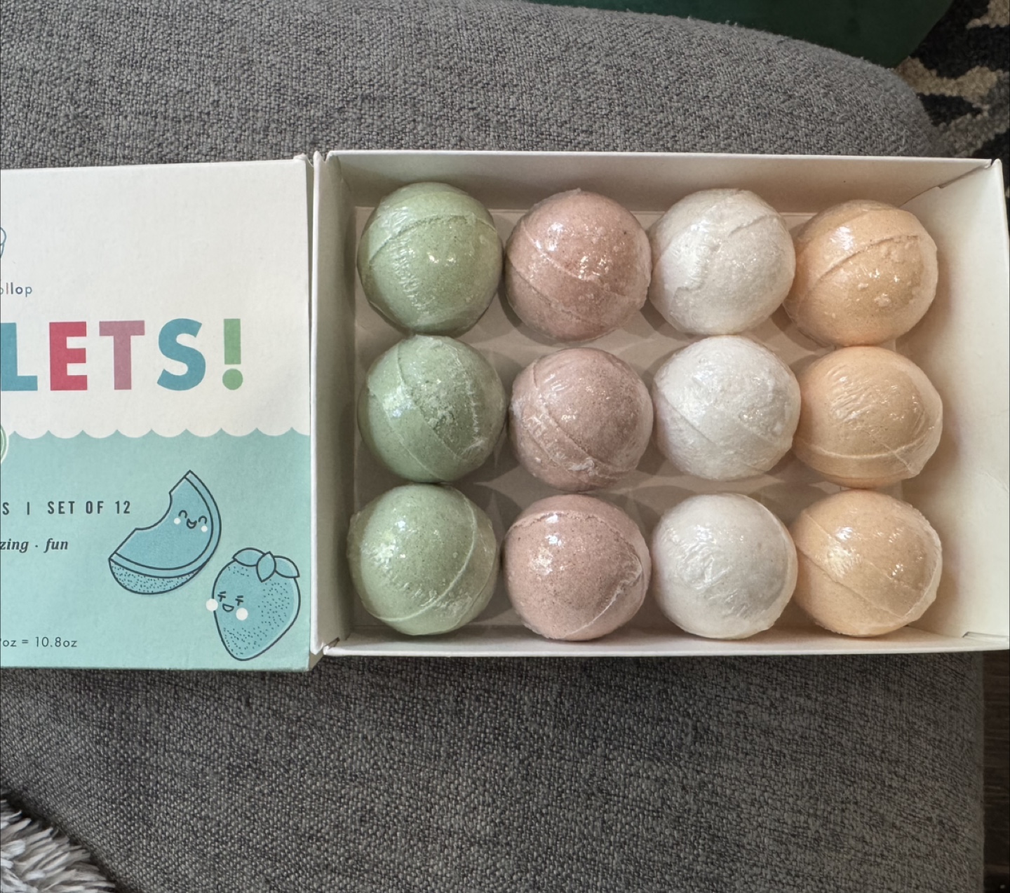 Droplets Mixable Bath Bombs - Set of 12 - photo 2