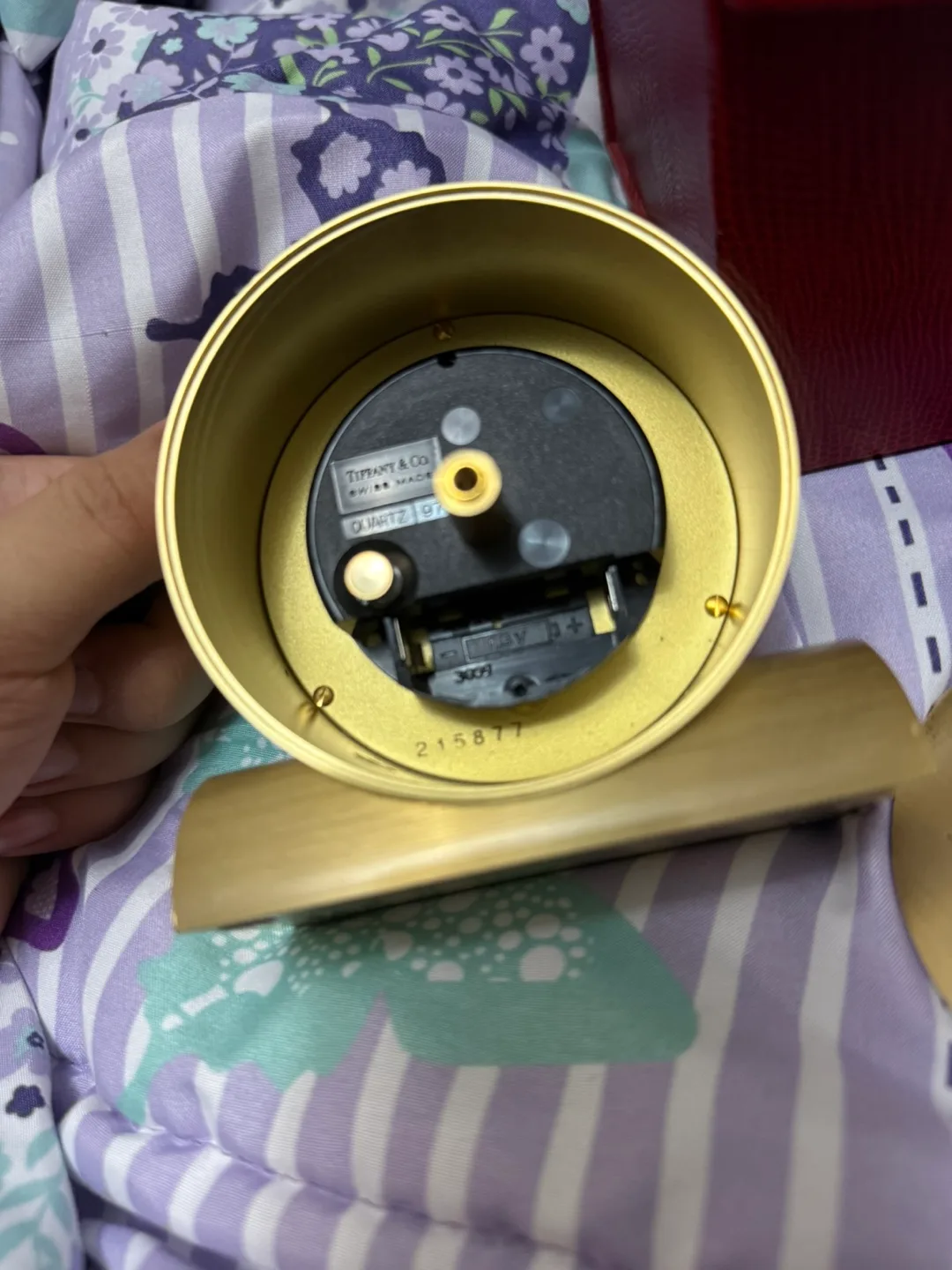 Tiffany & Co. Swiss Made Desk Clock with box image indicator(5)