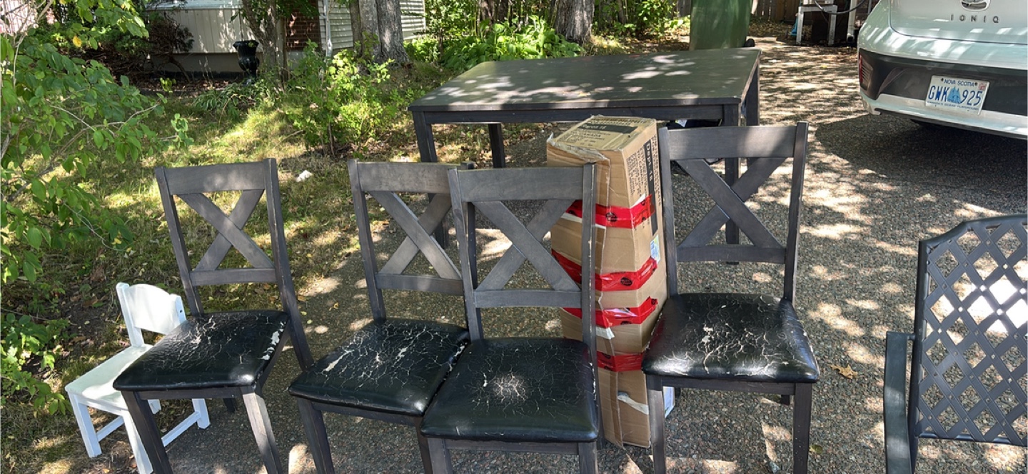 Wooden Dining Table & Chairs