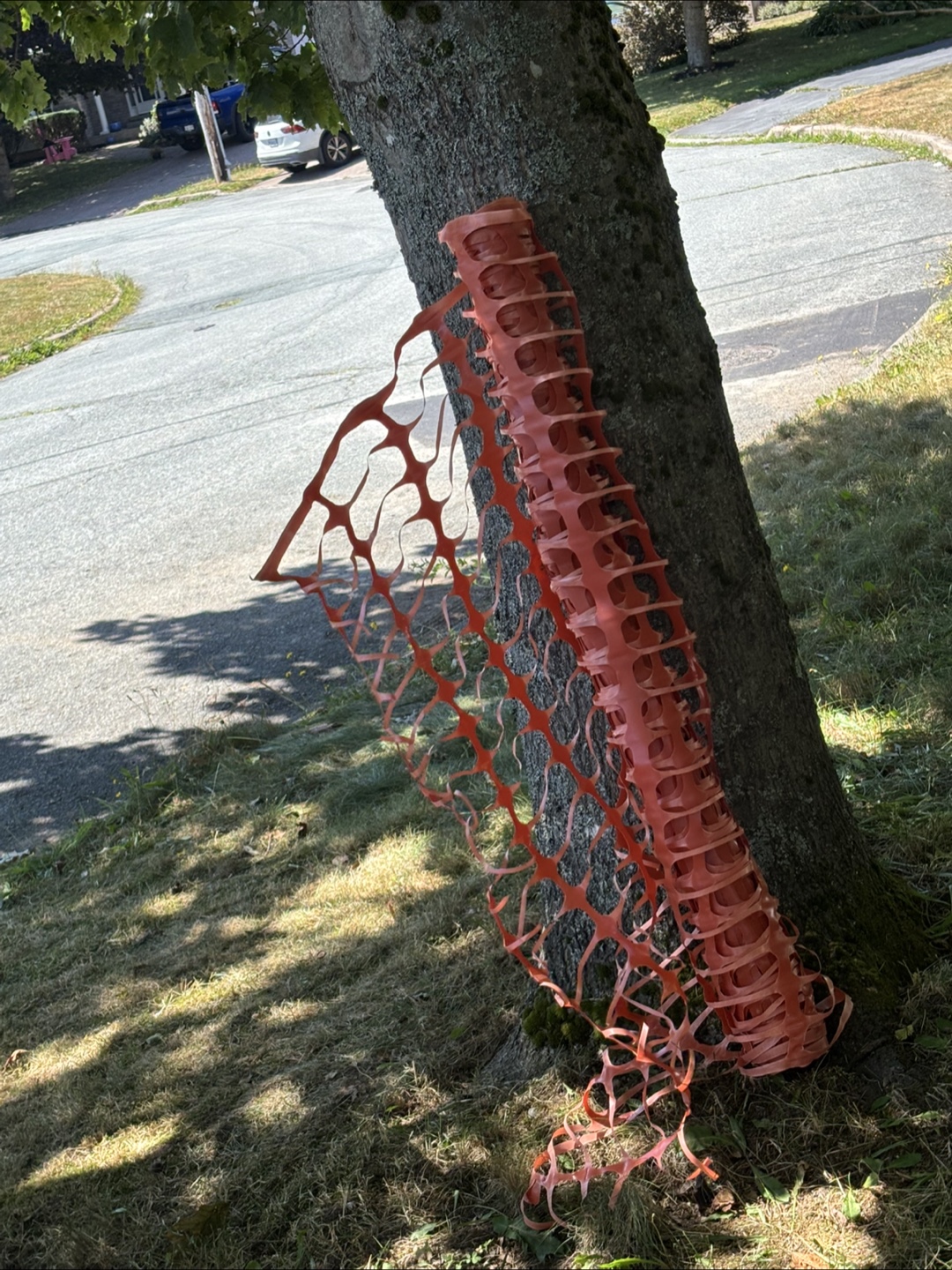 Orange Construction Safety Fence