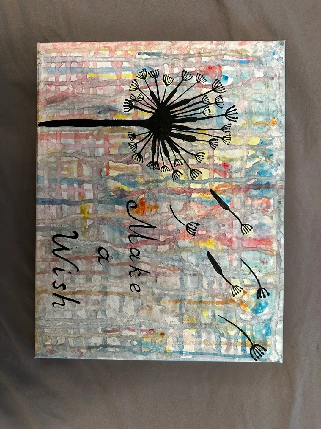 Dandelion 'Make a Wish' Canvas Art thumbnail