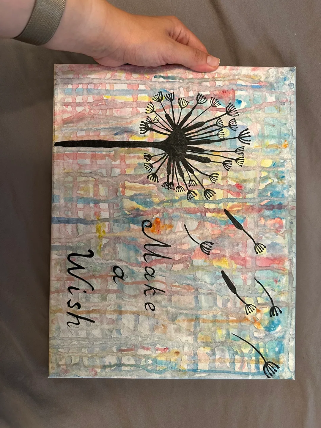 Dandelion 'Make a Wish' Canvas Art image indicator(2)