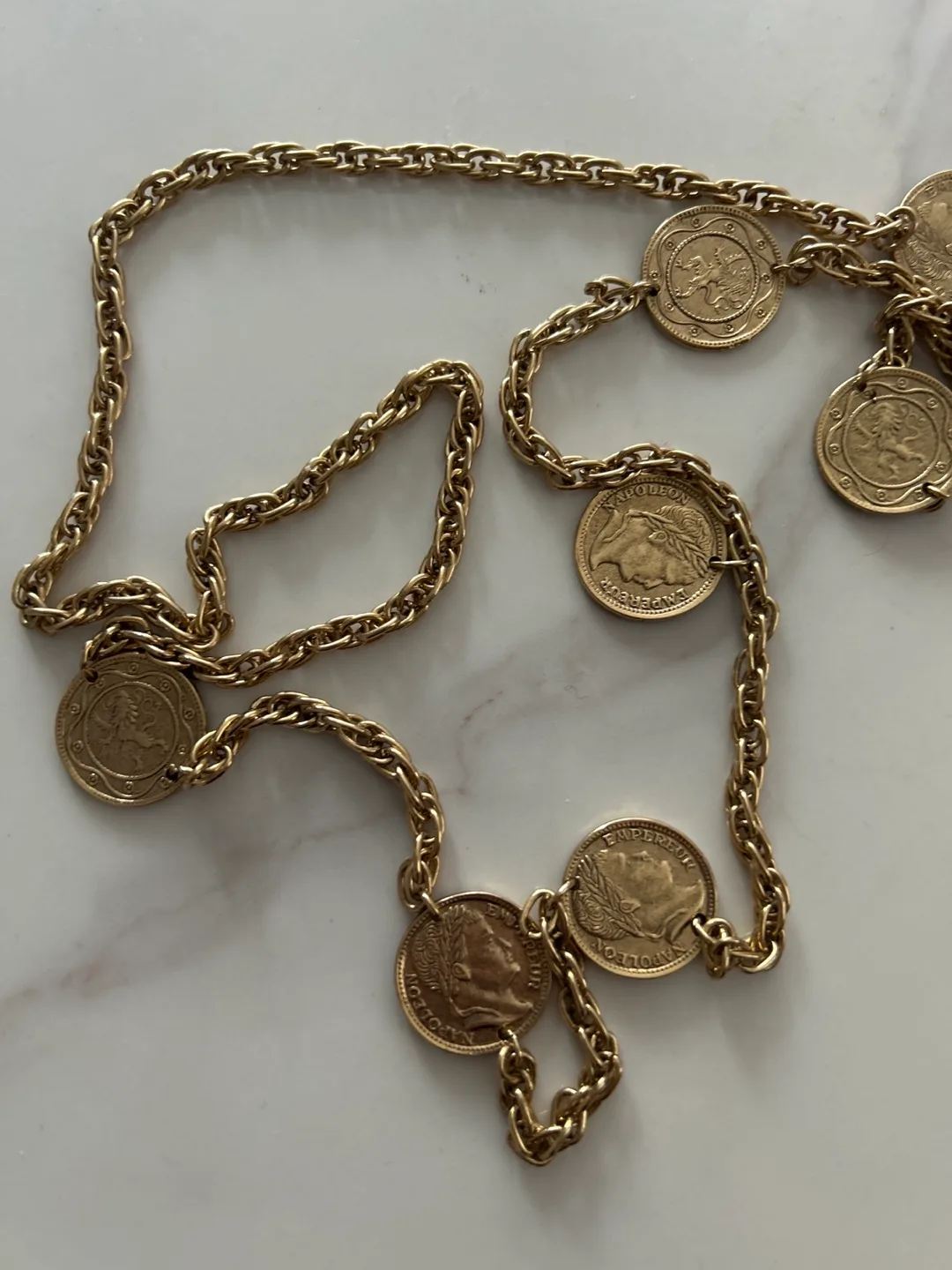 Gold Coin Chain Belt thumbnail