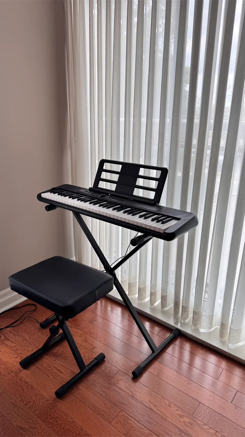Keyboard Stand and Bench - Black image indicator(4)