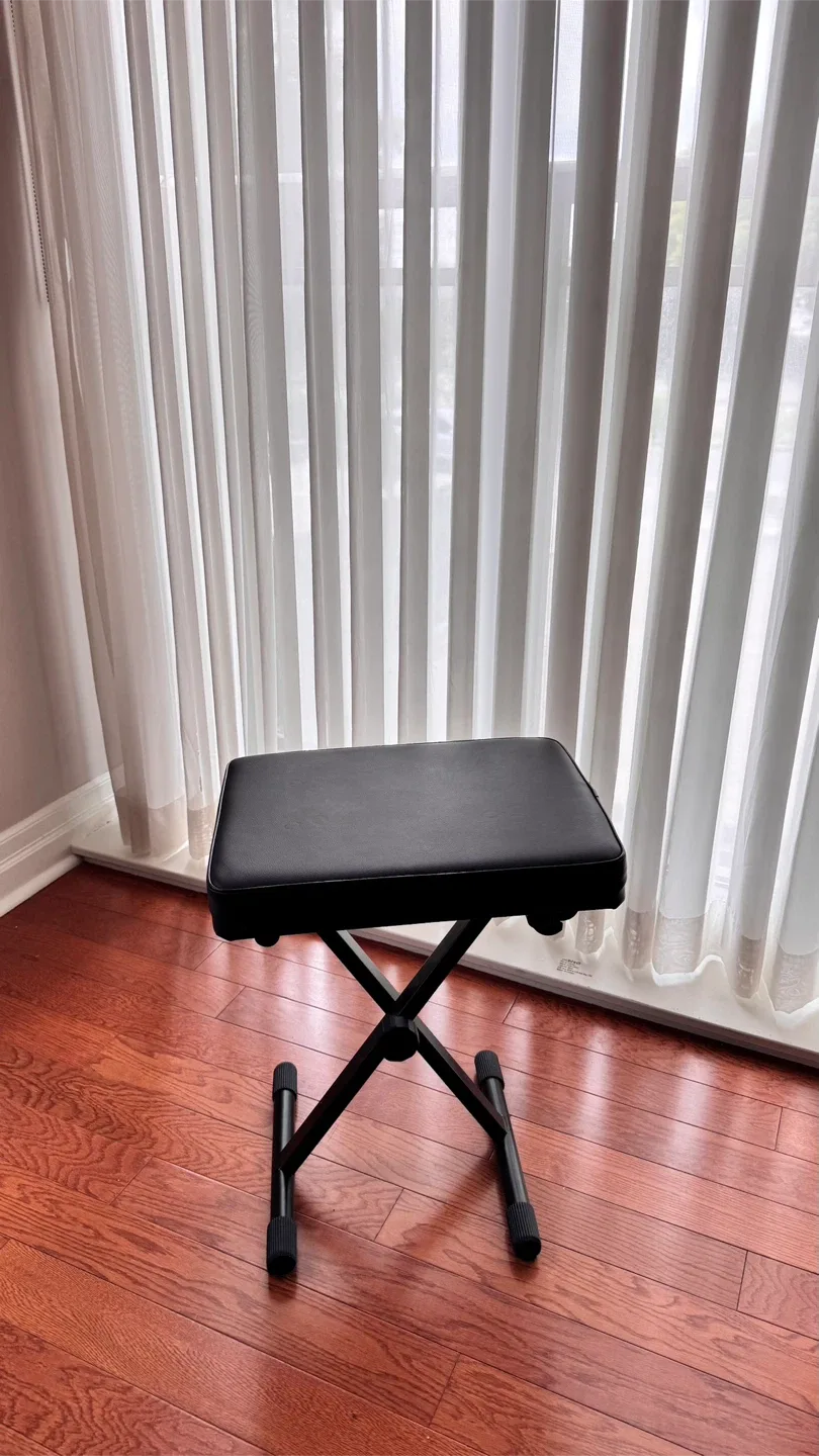 Keyboard Stand and Bench - Black image indicator(3)