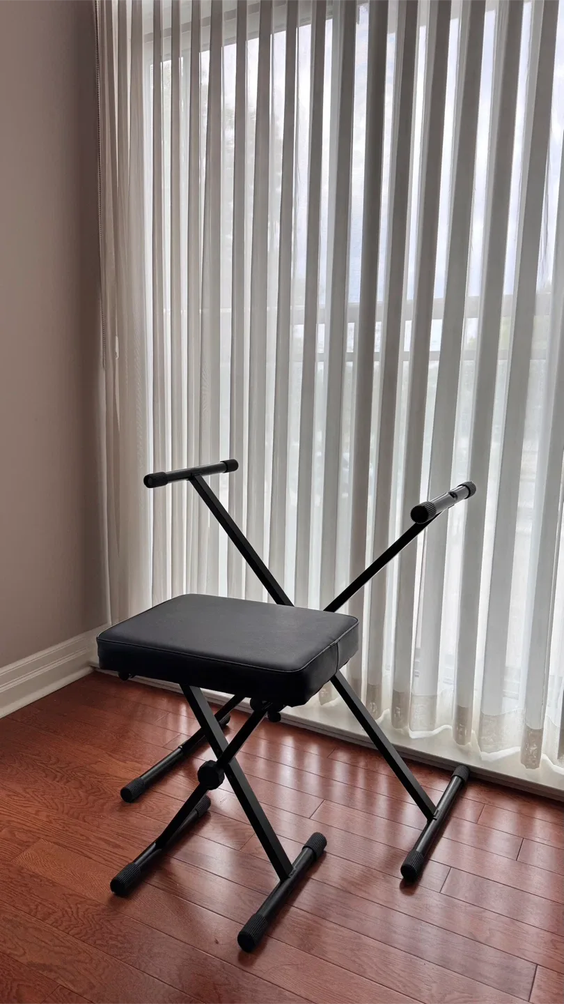Keyboard Stand and Bench - Black thumbnail