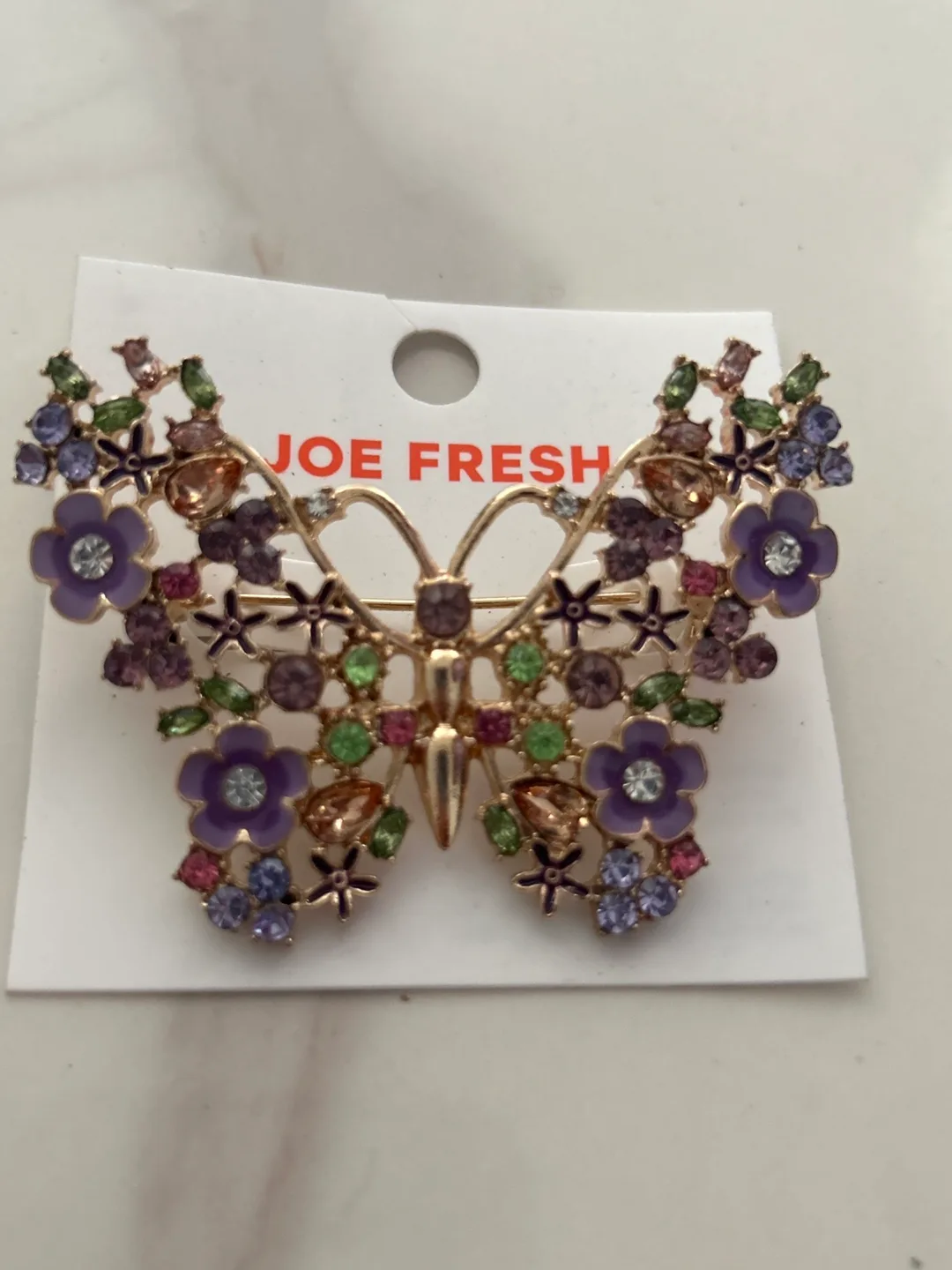 Joe Fresh Butterfly Brooch Pin thumbnail