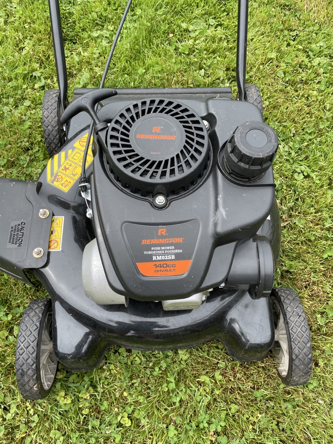 Remington 140cc Push Mower - Model 11A-02SB583