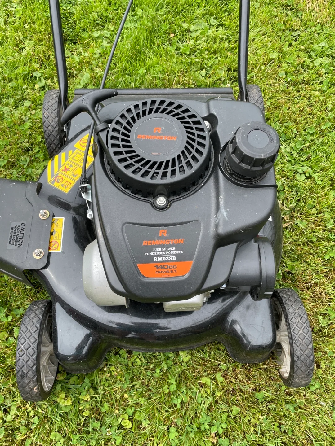 Remington 140cc Push Mower - Model 11A-02SB583