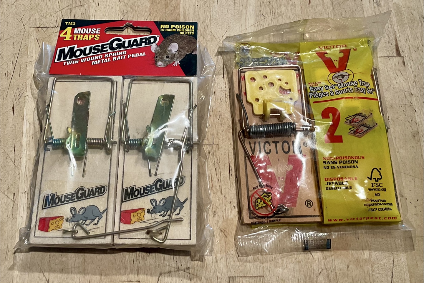 Mouse Traps: MouseGuard & Victor Easy Set