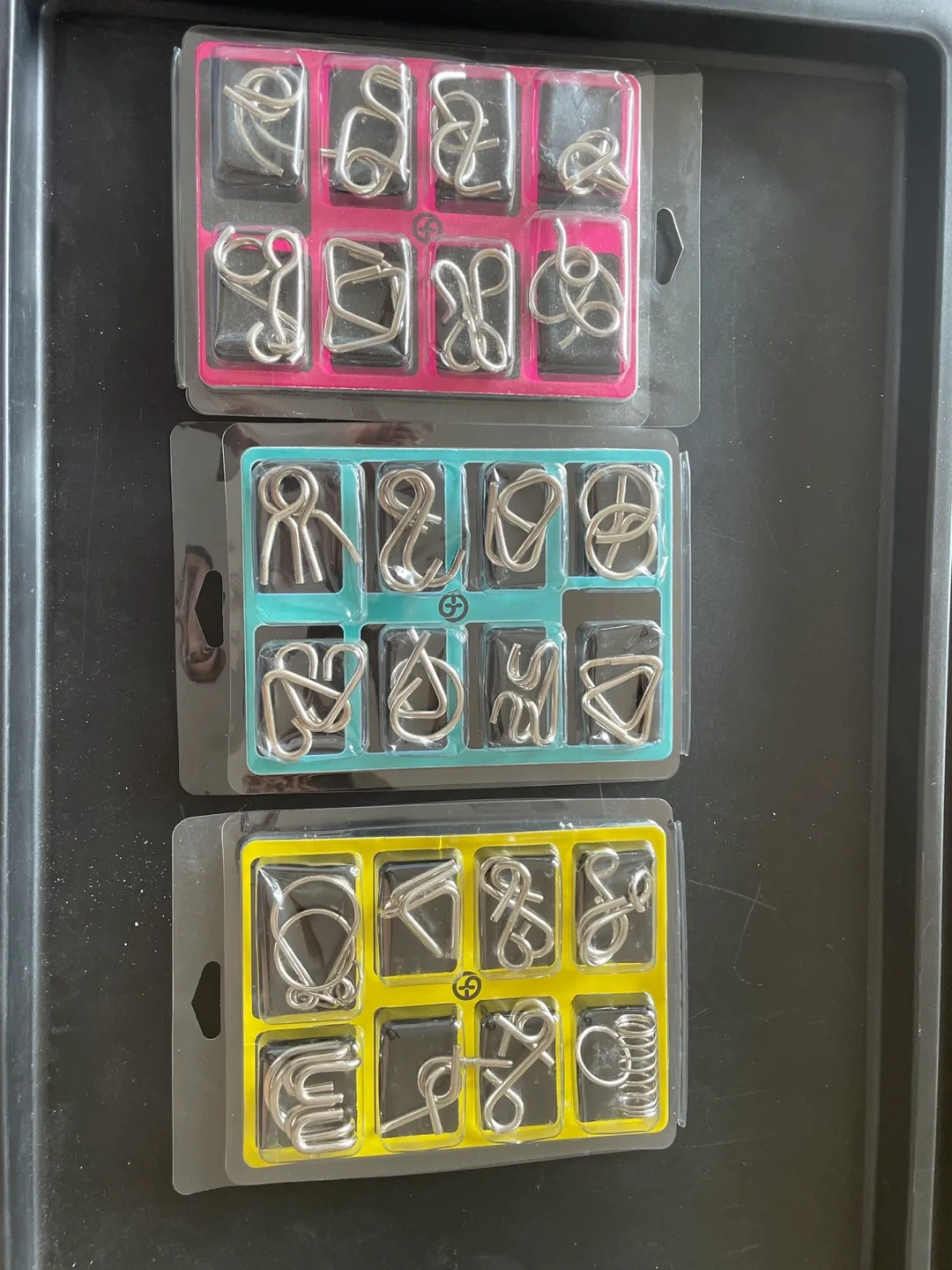 Metal Puzzle Sets - Brain Teasers thumbnail